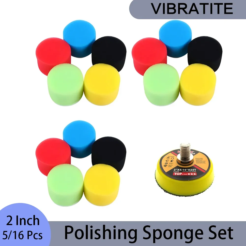 Polish Pad Set Buffer - Set di 5/16 Spugne Lucidanti da