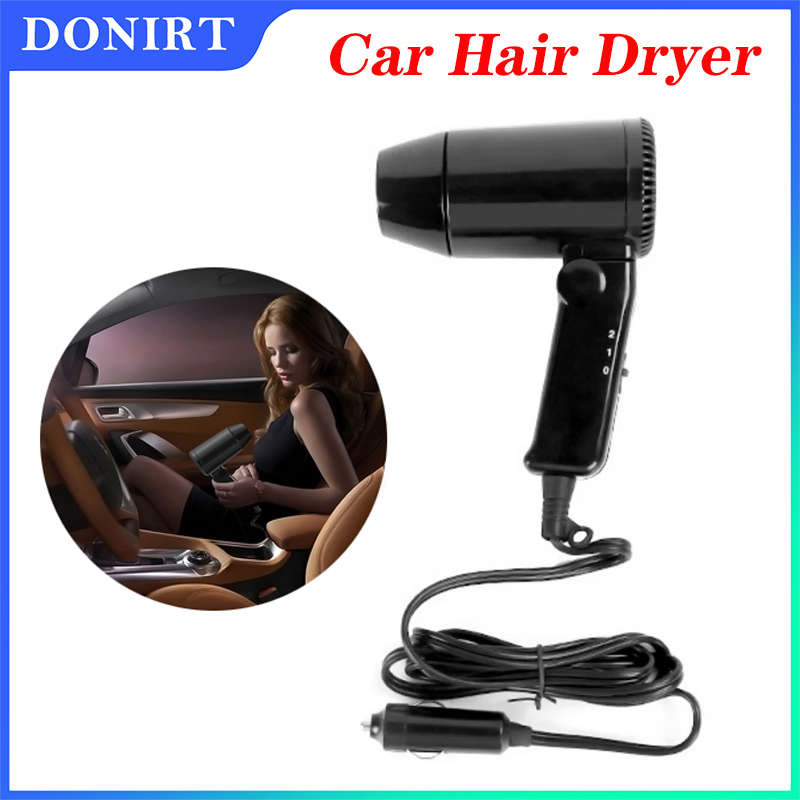 Dryer Car Blower - Asciugacapelli per auto portatile 12V Ventilatore