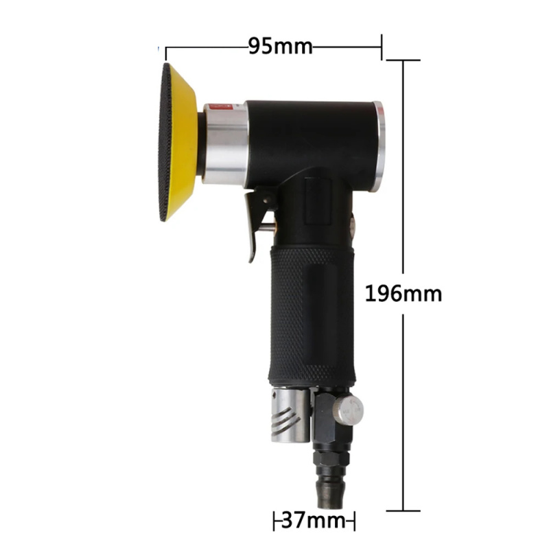 Polish Pad Set Buffer - Mini Levigatrice Pneumatica, Set di Lucidatrice