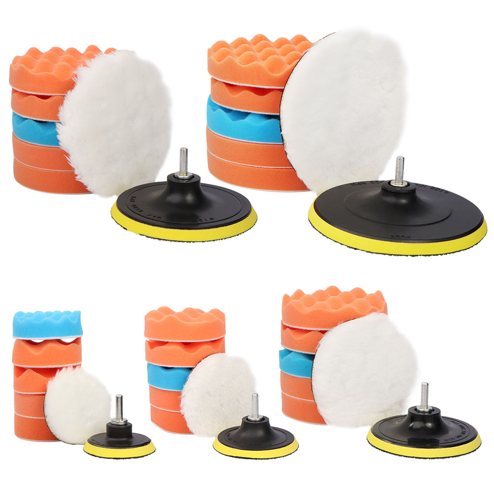 Polish Pad Set Buffer - Kit tampone per lucidatura Auto da
