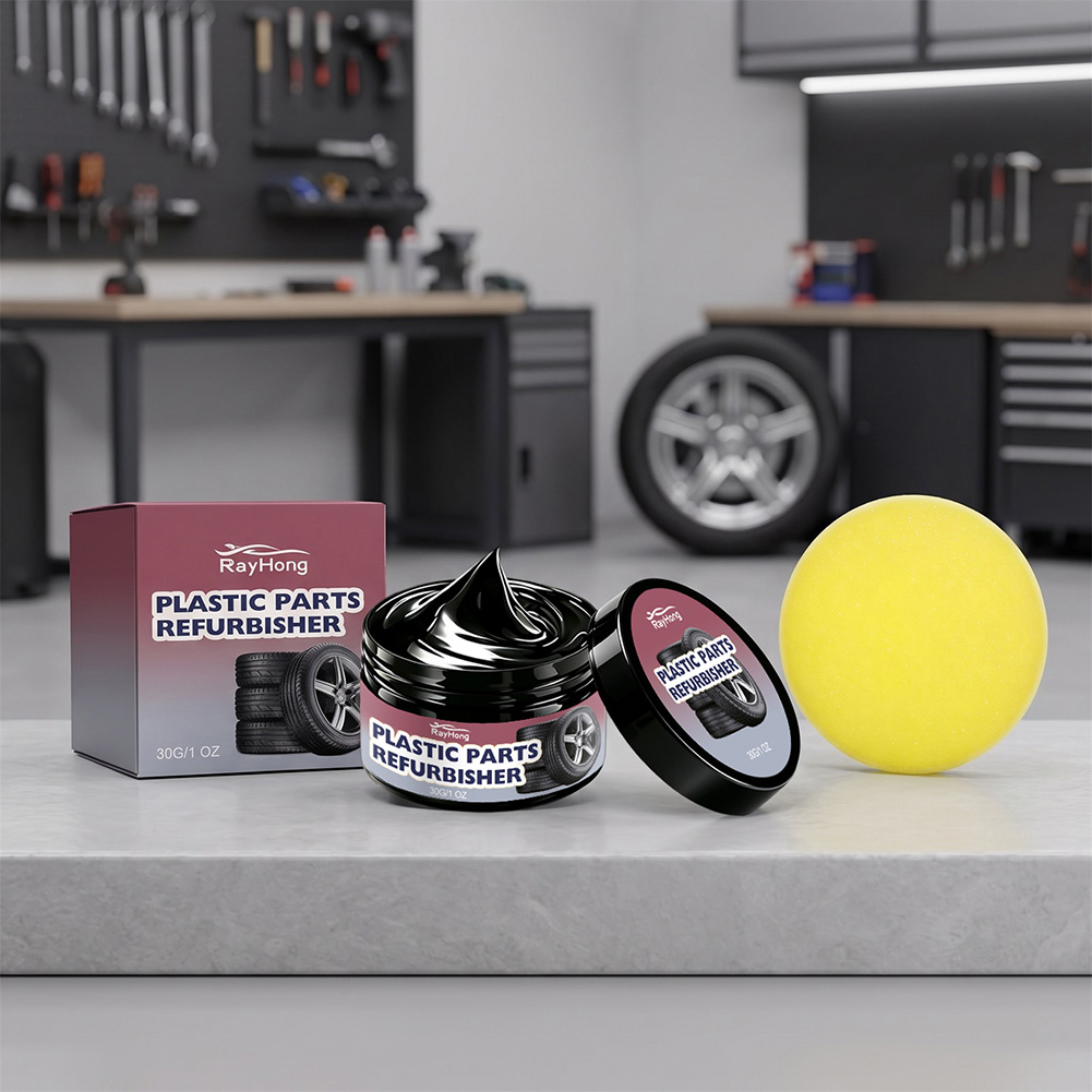 Trim Restorer Plastic - Rinnovatore per finiture nere per auto,
