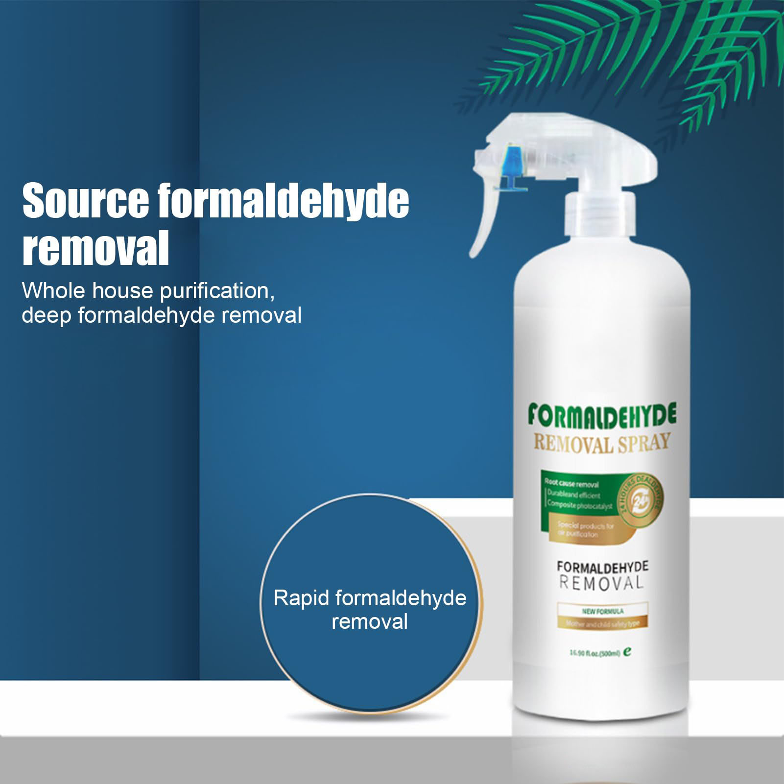 Odor Eliminator Car - 500ml Spray per formaldeide Purificazione efficace