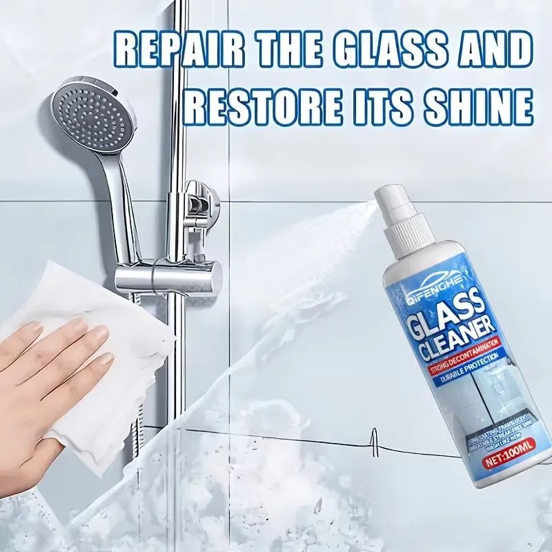 Glass Cleaner Streak - Detergente per Vetri Senza Aloni di