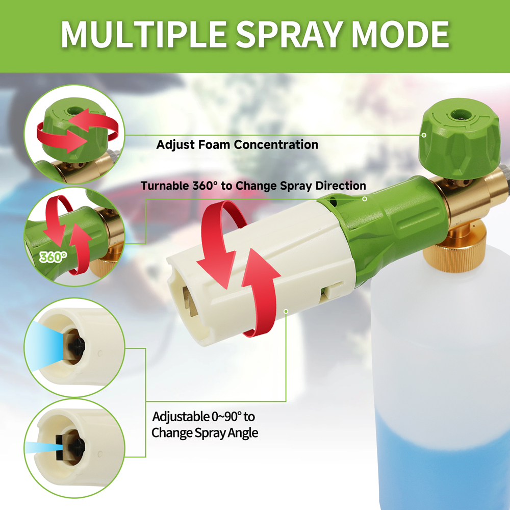 Pistola in schiuma di allumini - Pressure Washer Foam Gun recensione e prezzo