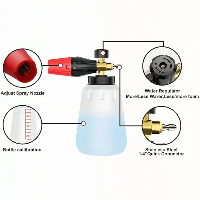 Cannone Schiumogeno PA ad Alta - Foam Cannon Car Wash recensione e prezzo