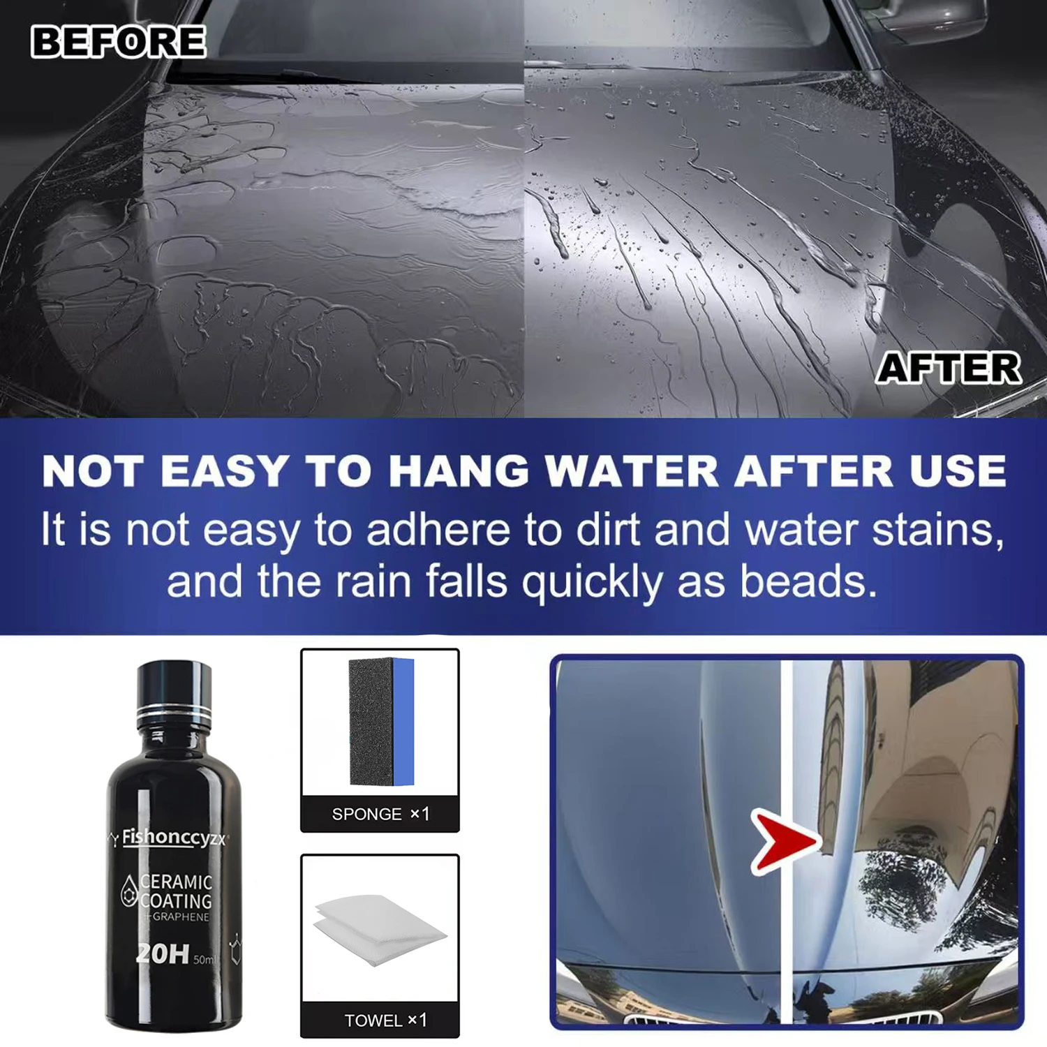 Cera Lucidante per Auto 20H, P - Car Wax Ceramic Coating recensione e prezzo