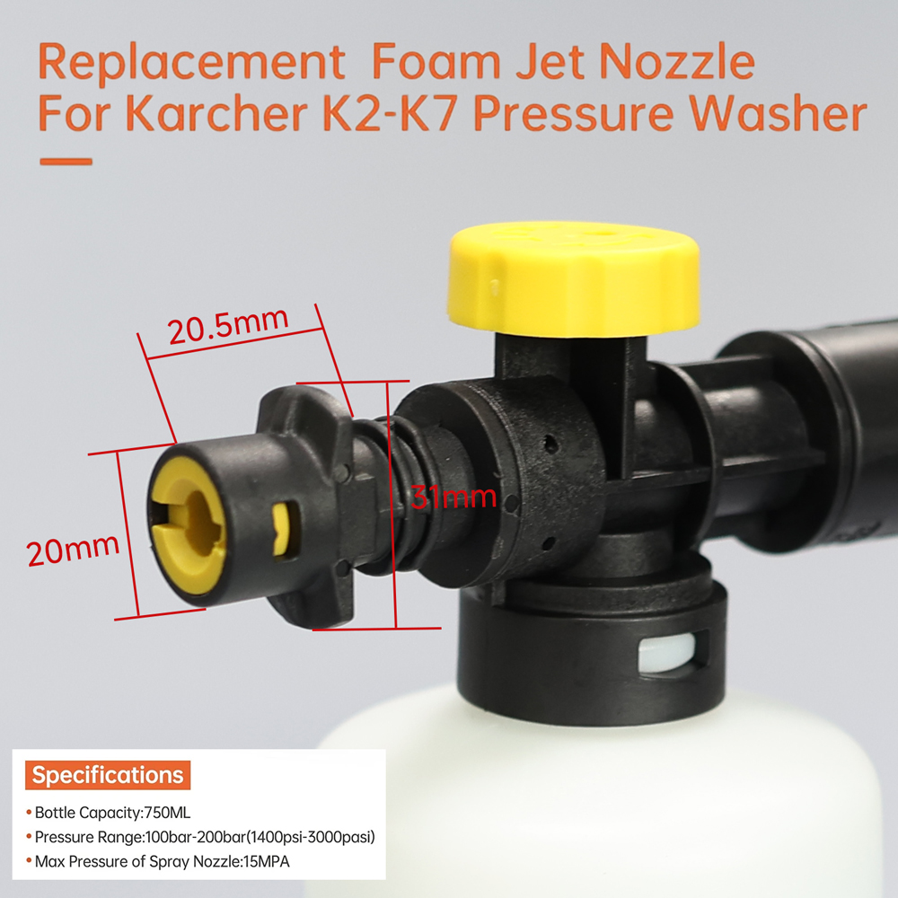 Cannone per Schiuma per Karche - Foam Cannon Car Wash recensione e prezzo